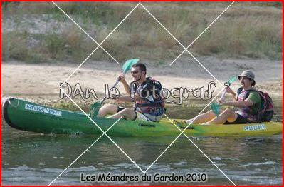 Cyril et jo meandres du gardon 2010